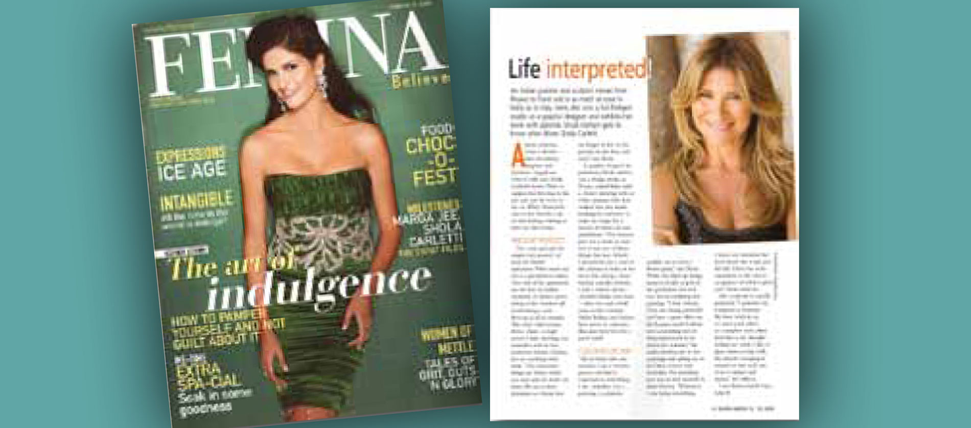 In Magazine, Femina, September 2009